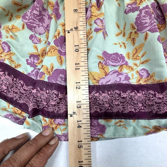 Matilda Jane Girls 4 Secret Fields Lilac Bouquet Wrap Top LA1-133 Summer EUC‎ - Picture 5 of 7